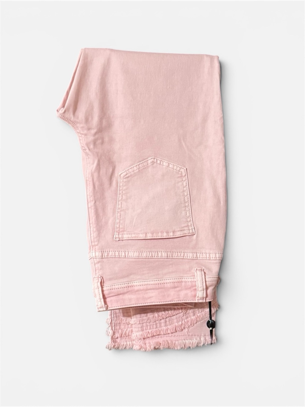 Charlie B Pink Frayed Hem Jeans